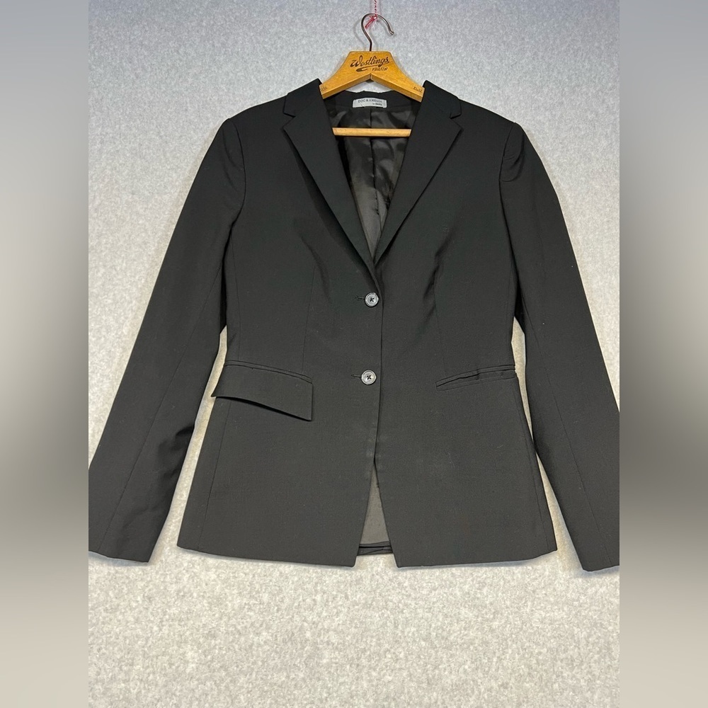 Doc & Amelia Cintas Blazer Womens 4 Black